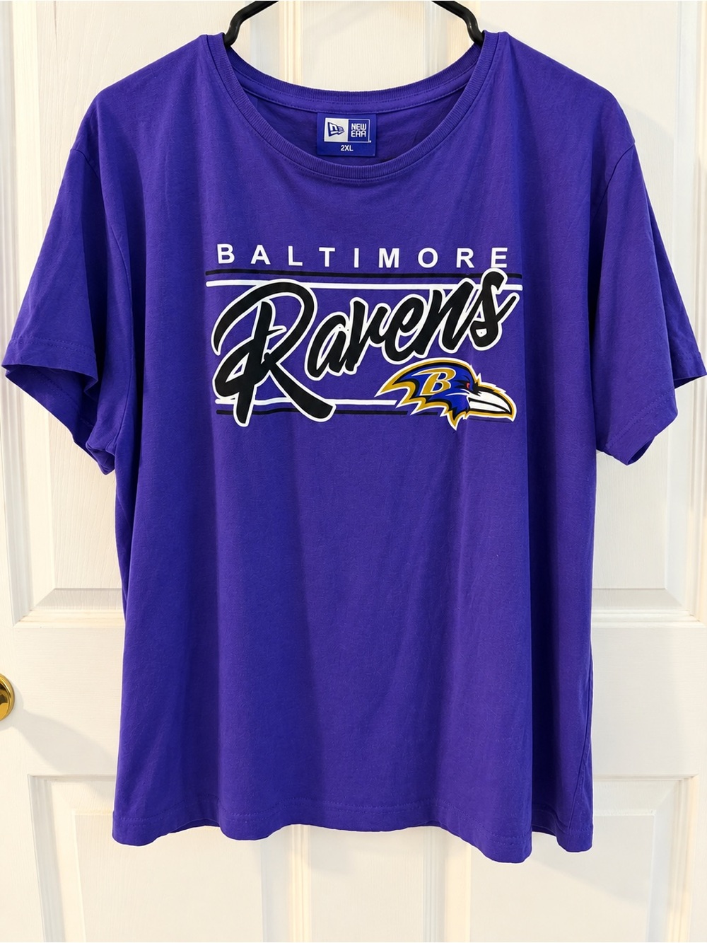 New Era Baltimore Ravens Purple Graphic T-Shirt Women’s 2XL